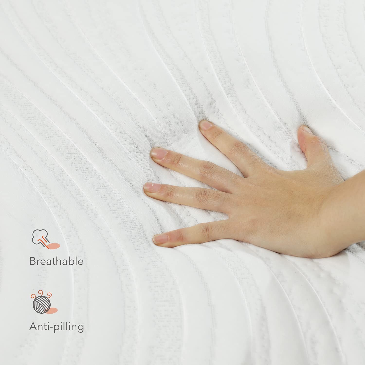 Twin Mattress, 8” Hybrid Mattress with Gel Memory Foam & Pocket Innerspring, …