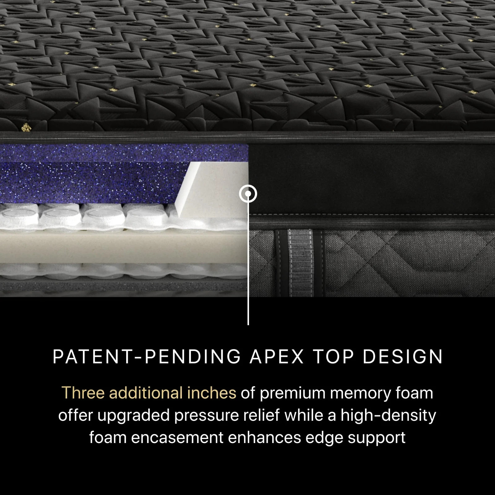 SIMMONS BEAUTYREST BLACK HYBRID QUEEN SERIES 4 APEX TOP PLUSH 16″ MATTRESS NEW