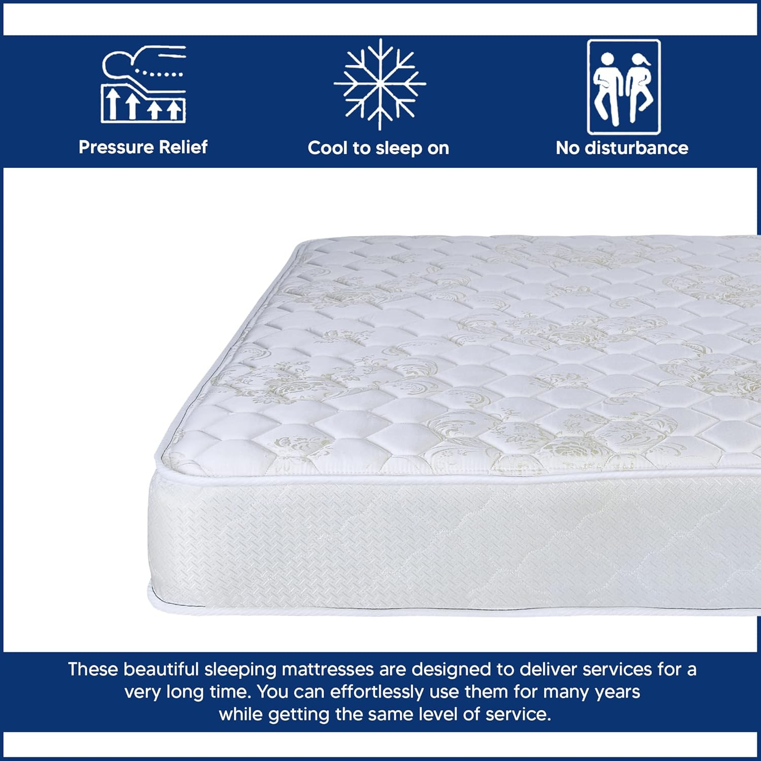 9-Inch Twin Innerspring Mattress – Gentle Firm Tight Top Comfort