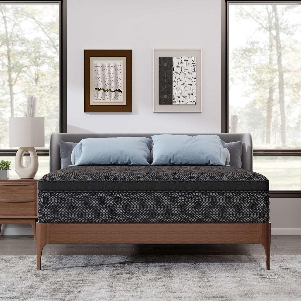 12/14 Inch Hybrid Mattress Medium Firm Spring Twin Full Queen King Bed in a Box