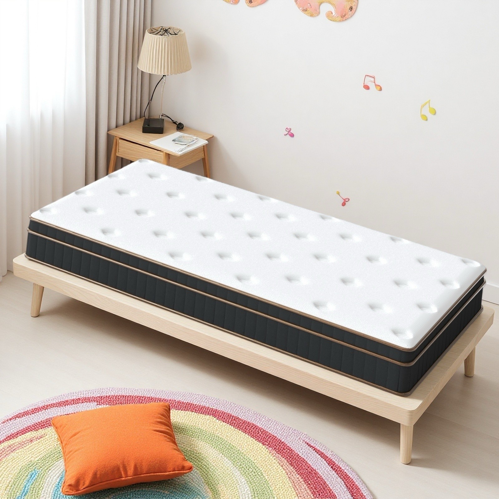 Twin Innerspring Mattress 10″ – Medium Firm Breathable For Dorms Guests