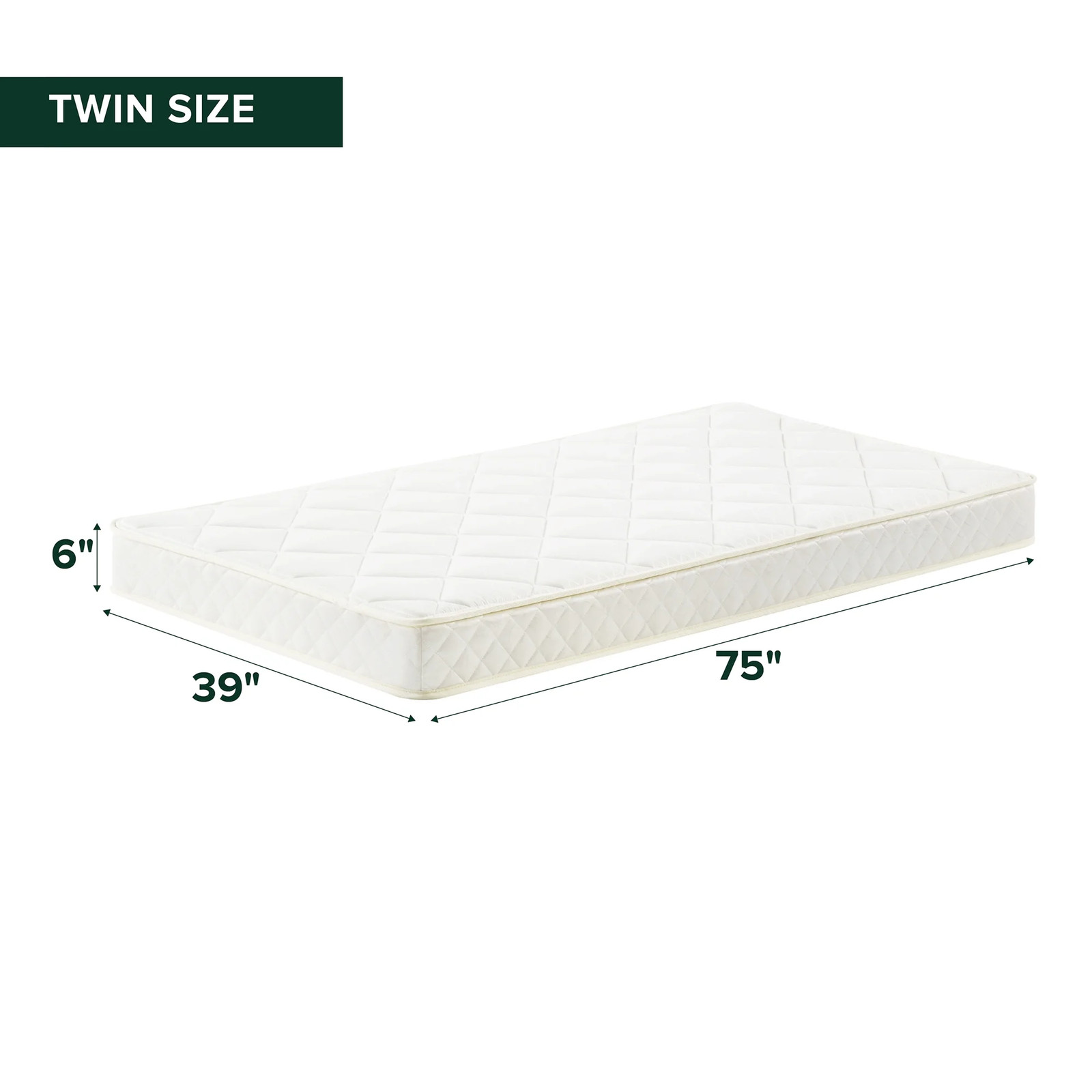 Innerspring Mattress Firm Bonnell Coil Bed in a Box