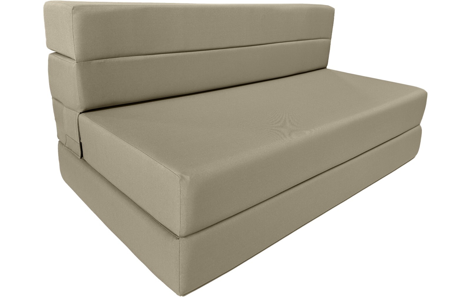 Folding Foam Mattress, Chair Lounger, Studio Guest Sleeper Sofa Bed, 80 x 39 x 6
