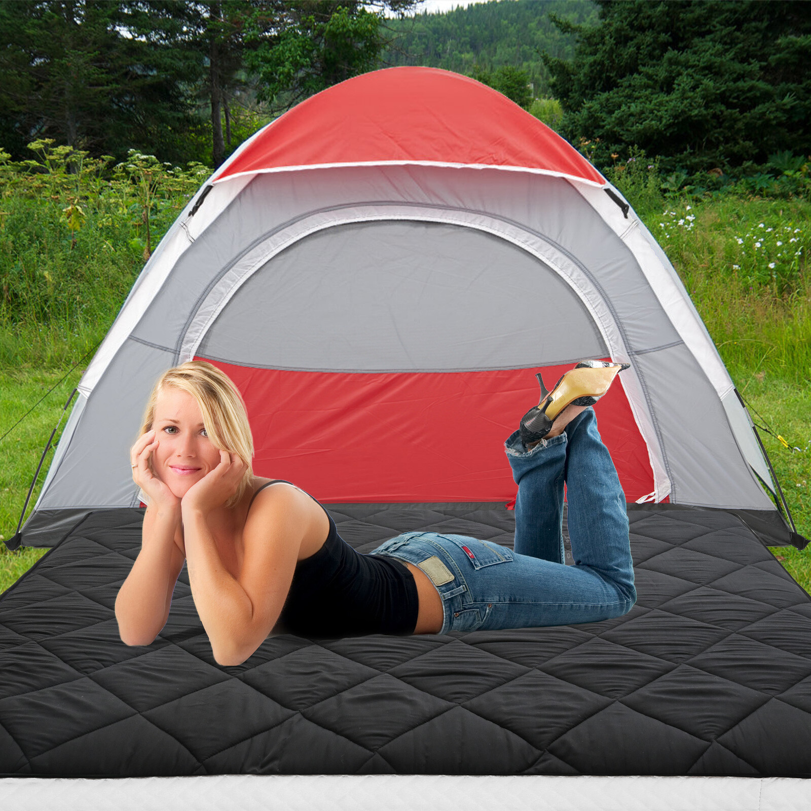SLSY Futon Floor Mattress, Diamond Pattern Japanese Thicken Futon Mattress Home