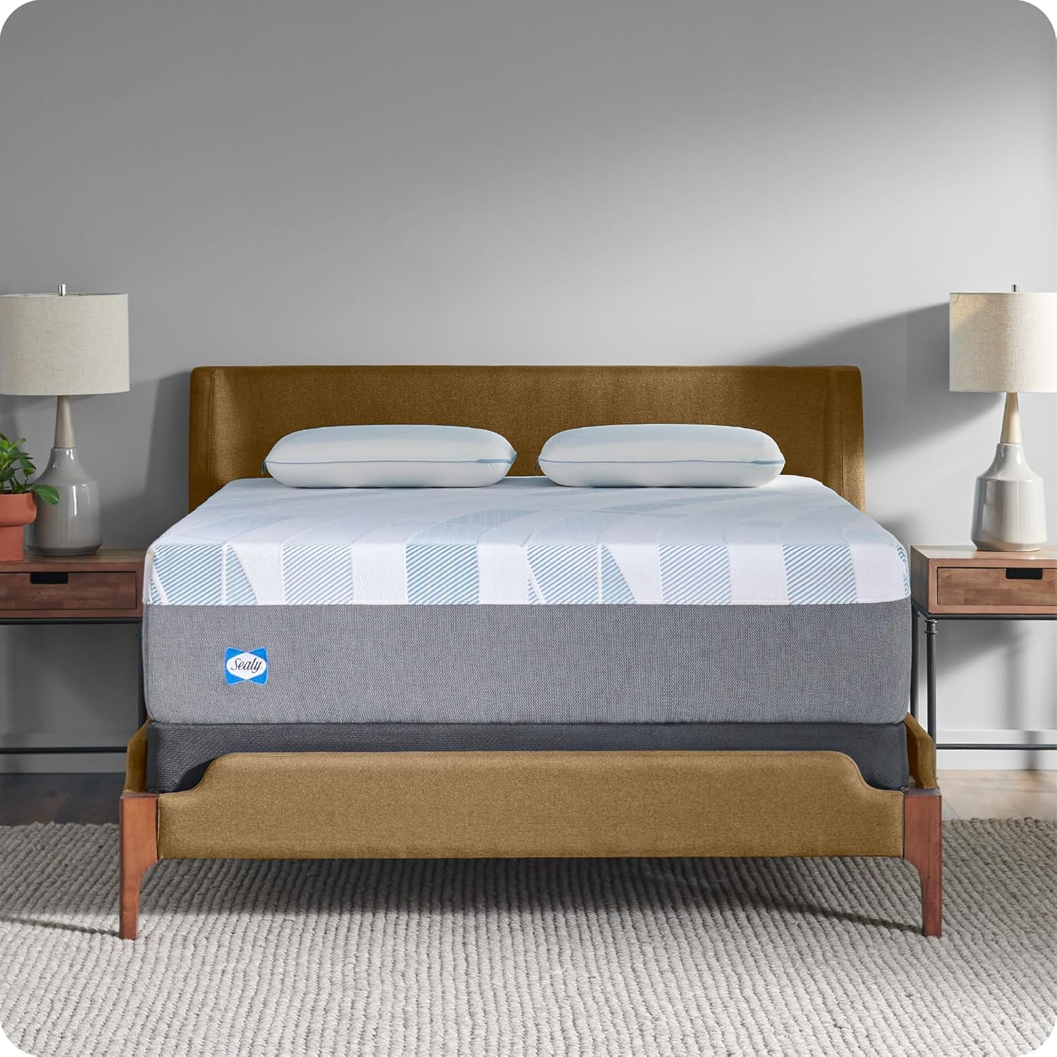 Dreamlife 14” Foam Mattress-In-A-Box, Queen, comfort Gel Memory Foam, support Tr