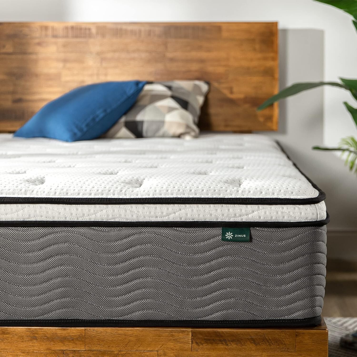 Slumber 1 by Zinus Maximum Support Plus Extra Firm 12” Inch Twin Spring Mattress
