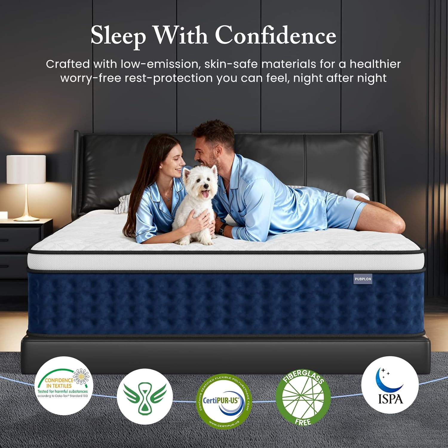 Queen Mattress, 12 Inch Hybrid Mattress Queen Size in a Box with Gel Memory Foam