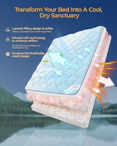 3 Inch Mattress Topper, Extra Thick Memory Foam Mattress Pad for Back Queen
