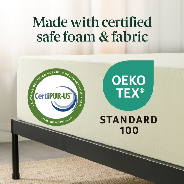 Zinus Gel Airflow 6″ Tight Top Memory Foam Mattress CertiPUR-US Certified