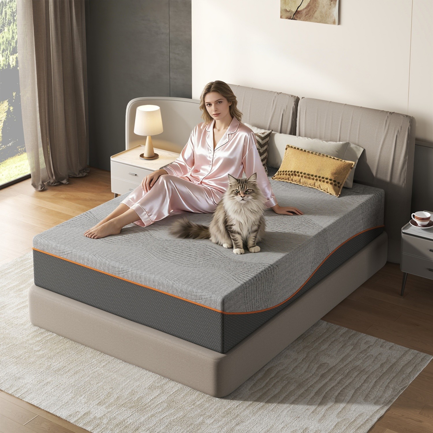 10″ Twin/Full/Queen/King Memory Foam Mattress Medium Soft CertiPUR-US Certified