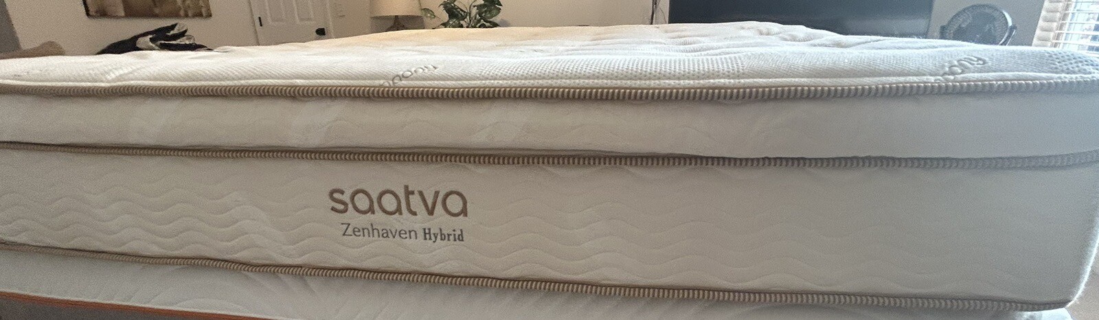 Saatva Zenhaven Hybrid Matress Lightly Used Latex Two-Layer MSRP $2100