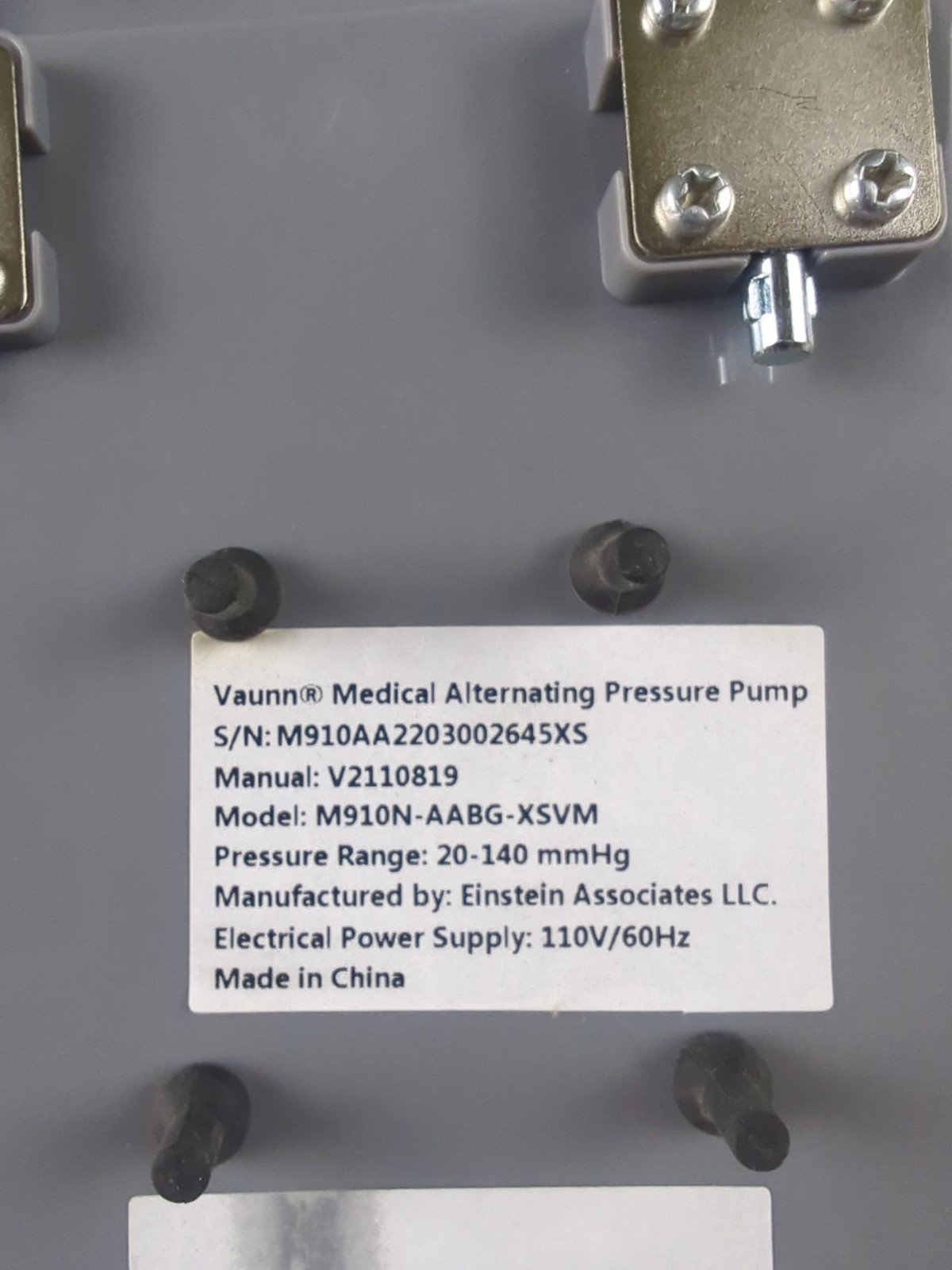 Vaunn Medical Cloud Air Whisper (Pump Only) Tested Works Excellent M910NAABGXSVM