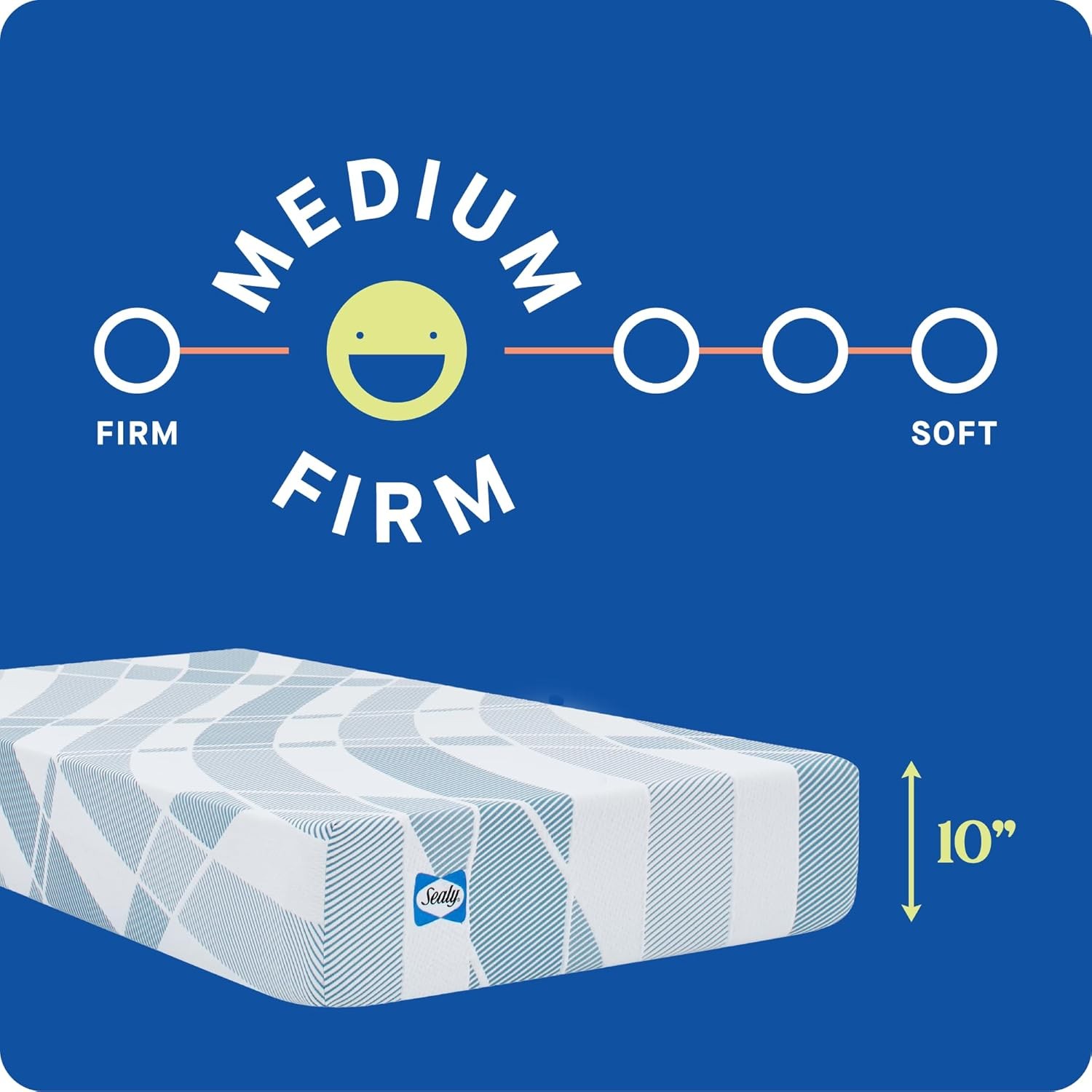 Dreamlife 10” Hybrid Mattress-in-a-Box, SealyComfort Gel Memory