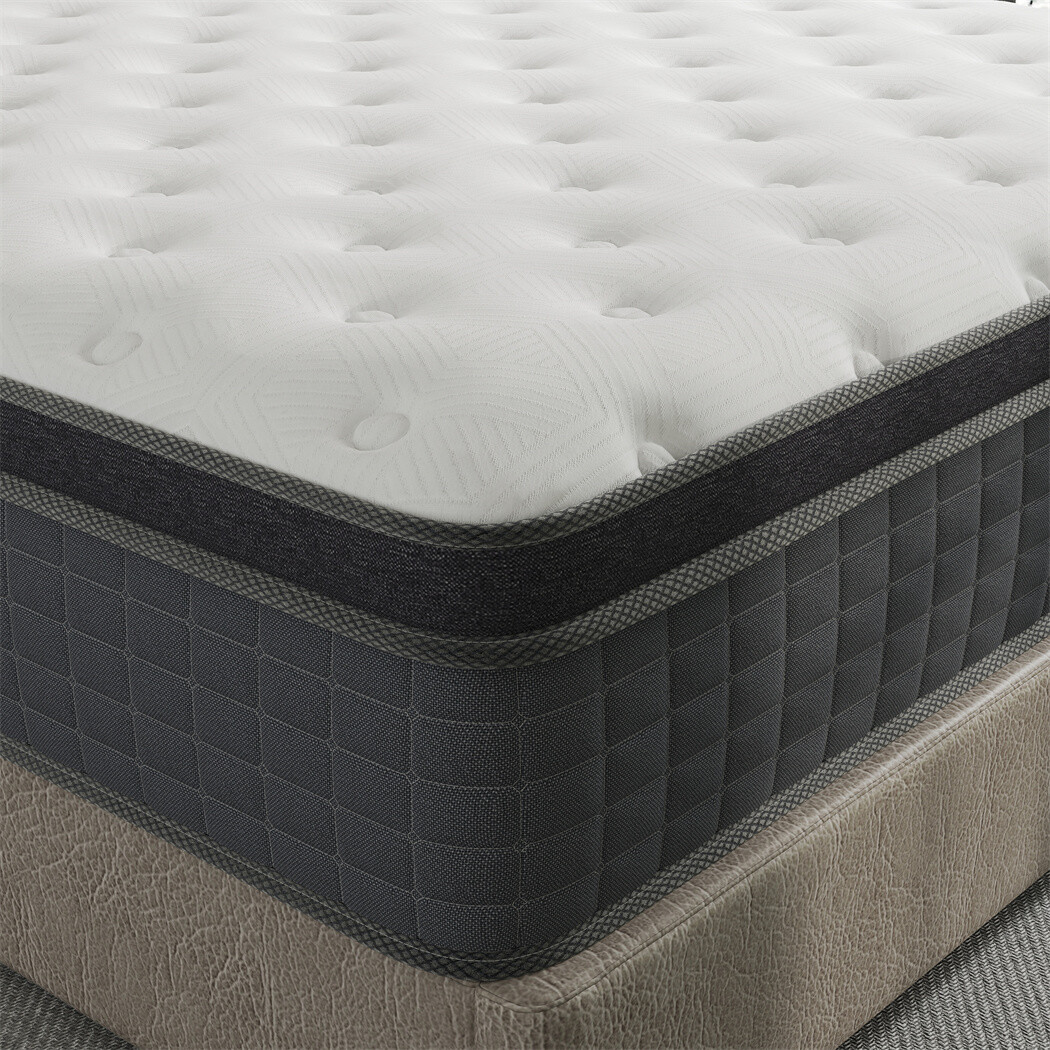 12″ Mattress Twin Full Queen King Size Hybrid Pocket Spring Memory Foam MICOOLS