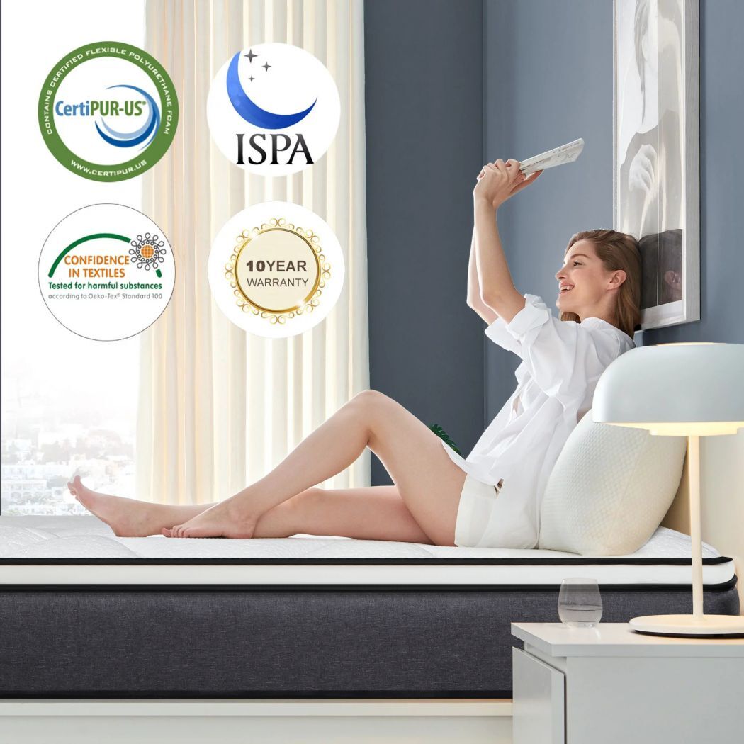 12″14″ Twin Full Queen King Size Mattress in a box,Memory Foam Pocket Spring Bed