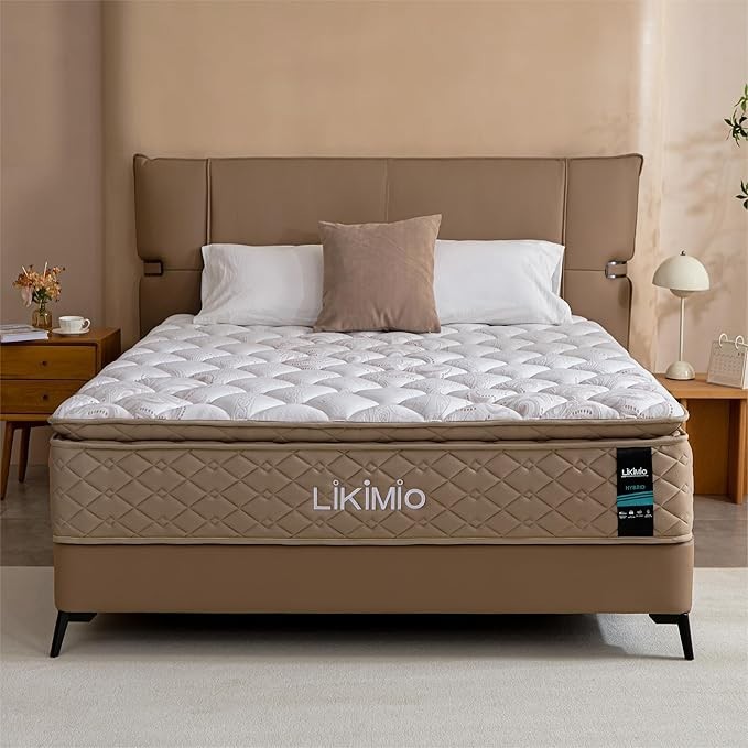 12″ Colchones QUEEN Size De Espuma 12 Pulgadas Memory Foam Bed Hybrid Mattress