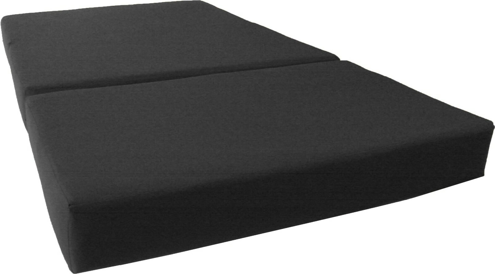 Full Trifold Foam Beds, Foldable Mattresses, Cushions, Seats 6x54x75, Black