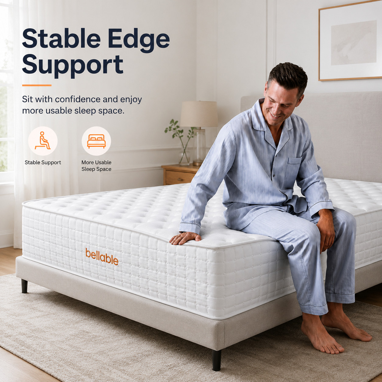 Full XL Mattress 14 Inch Hybrid Mattress in a Box Gel Memory Foam Pocket Spring