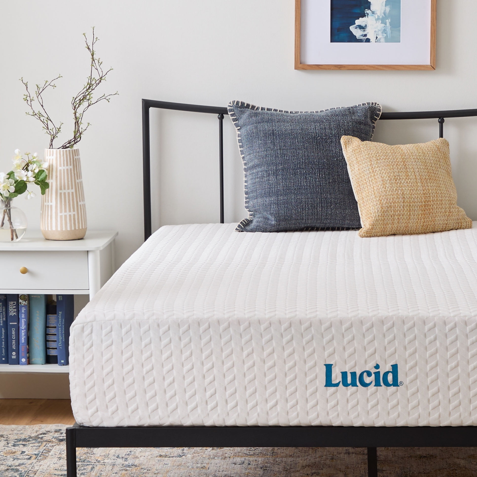 Lucid Gel Memory Foam Plush Mattress Twin, Twin XL, Full, Full XL, Queen, King,