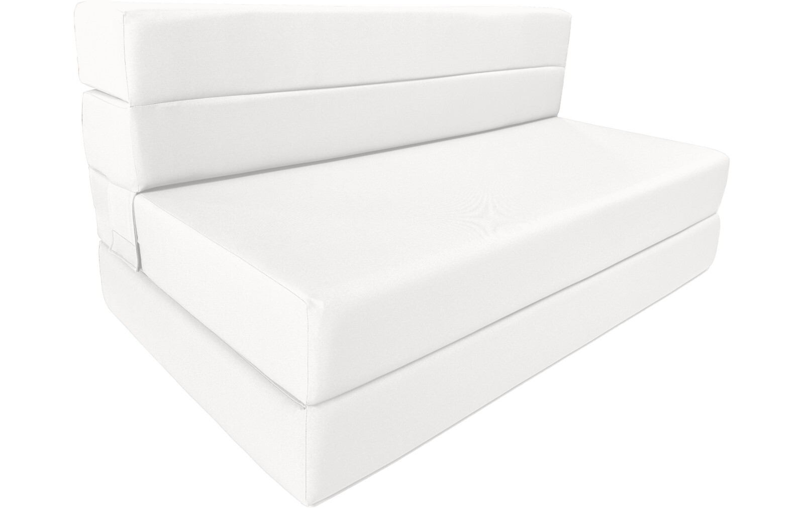 Folding Foam Mattress, Chair Lounger, Studio Guest Sleeper Sofa Bed, 80 x 39 x 6