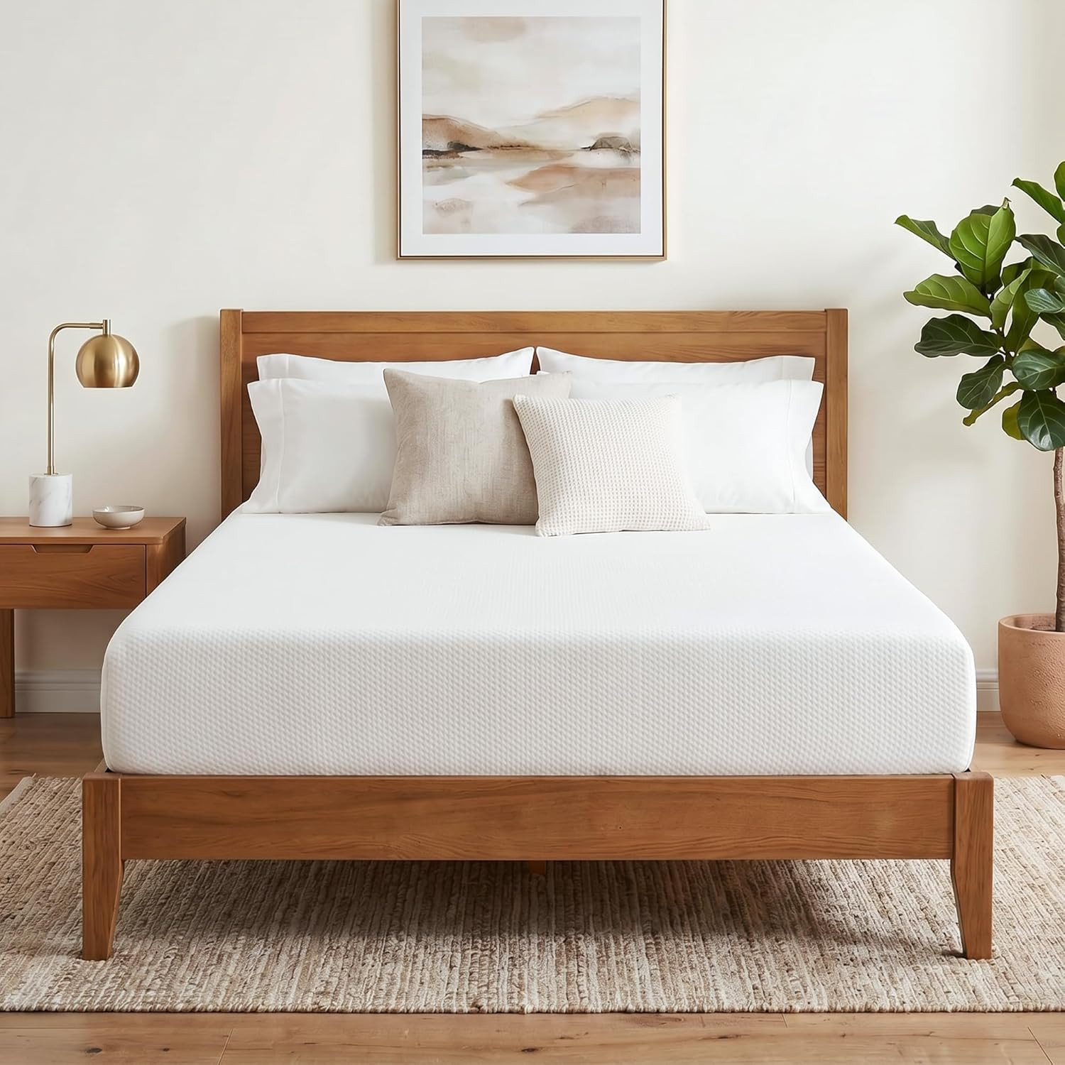8 Inch Full Size Mattress in a Box, Memory Foam Mattress for Breathability & Pre