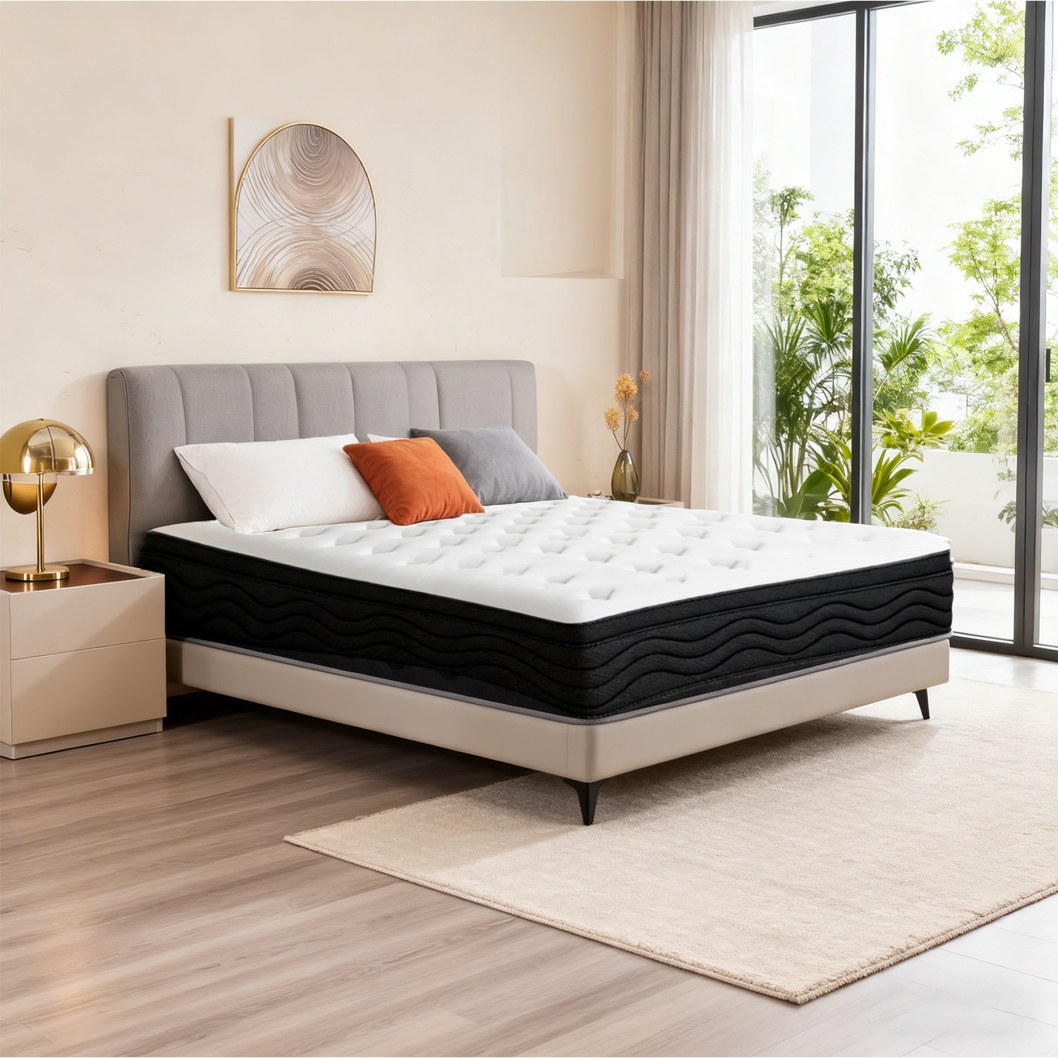 8″10″12″14 Twin Full Queen King Size Mattress in a Box Hybrid Spring Memory Foam