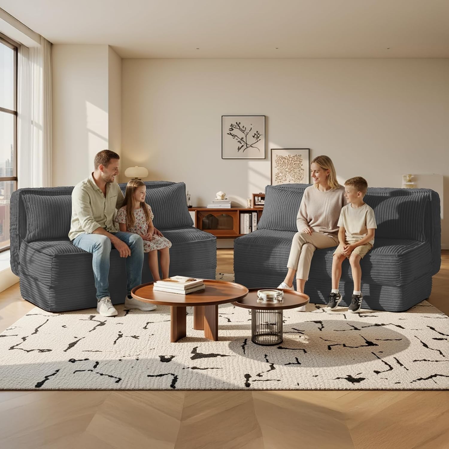 Convertible Folding Sofa Bed with Fixed Fre,Bonel Couch Loveseat