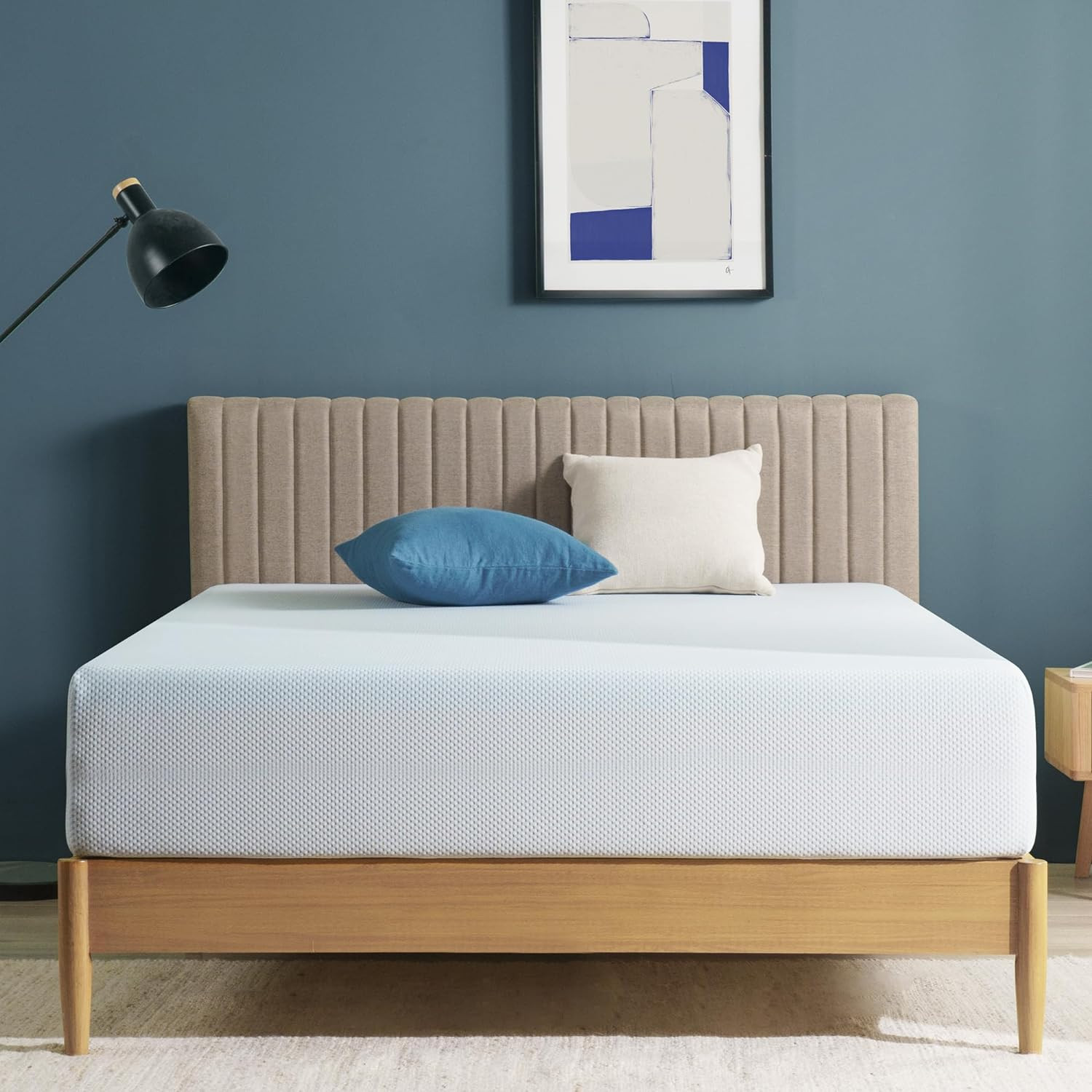 12″ Green Tea Memory Foam Mattress, King, Cooling, Medium Firm, Safe & Fiberglas