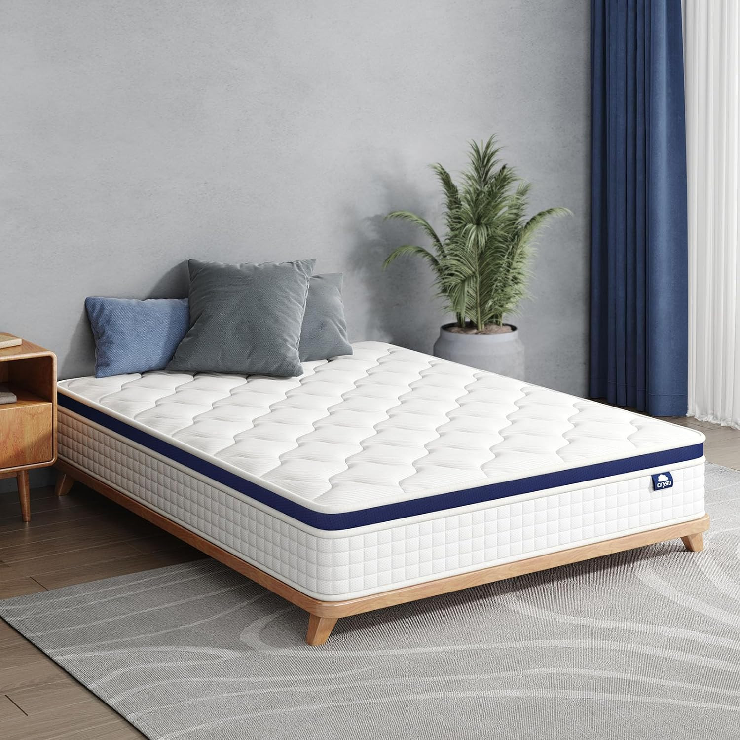 Full Mattress 12 Inch – Hybrid Mattress Bed in a Box, Medium Firm Support