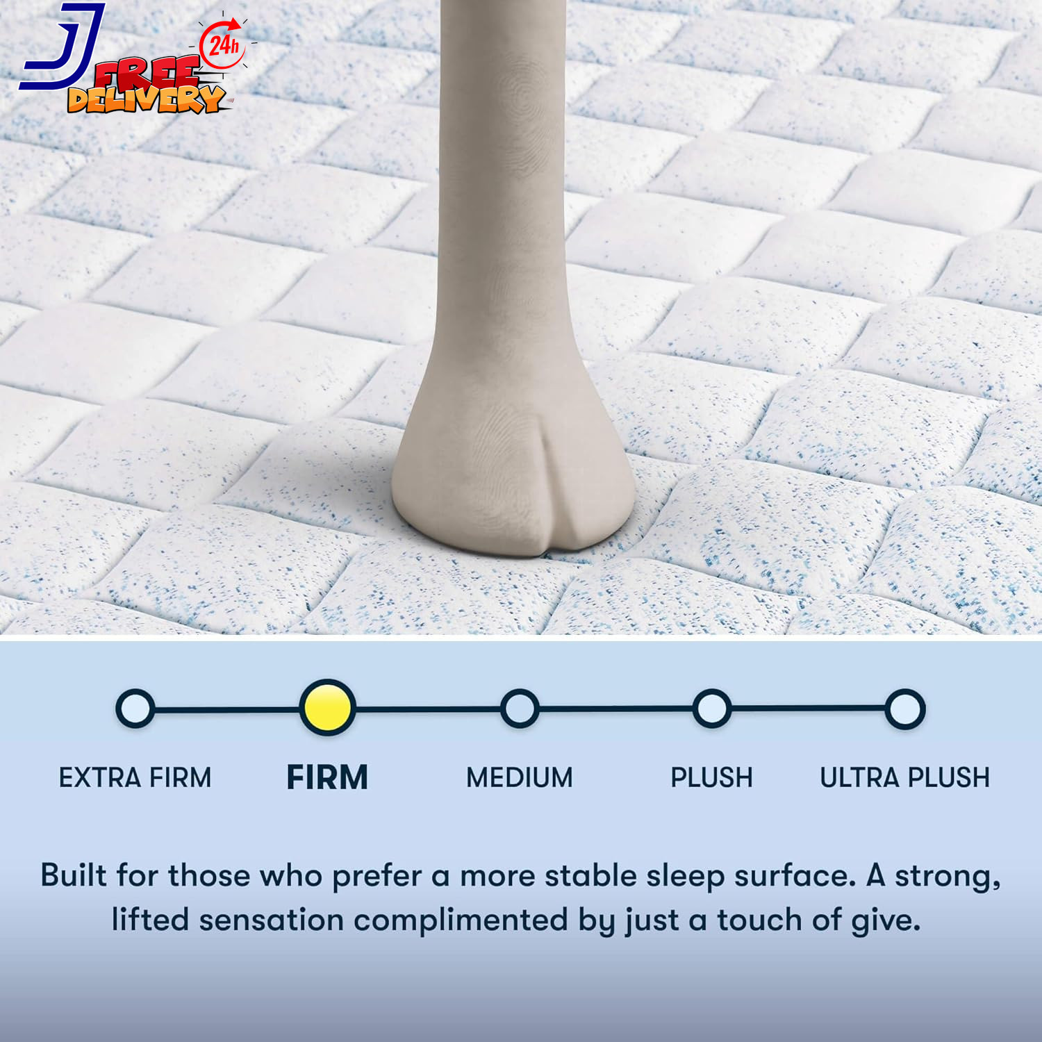 Sleeptrue Firm 11″ Twin Hybrid Mattress in a Box Cooling Mattress Breathable