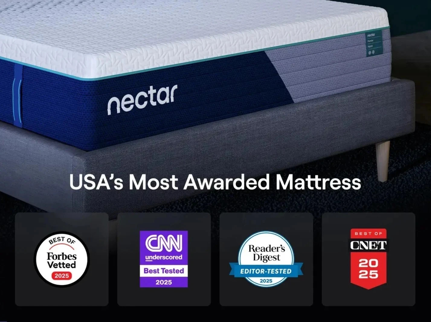 Nectar Premier Hybrid Queen Mattress 13 Inch – New In Box SHIPS FAST