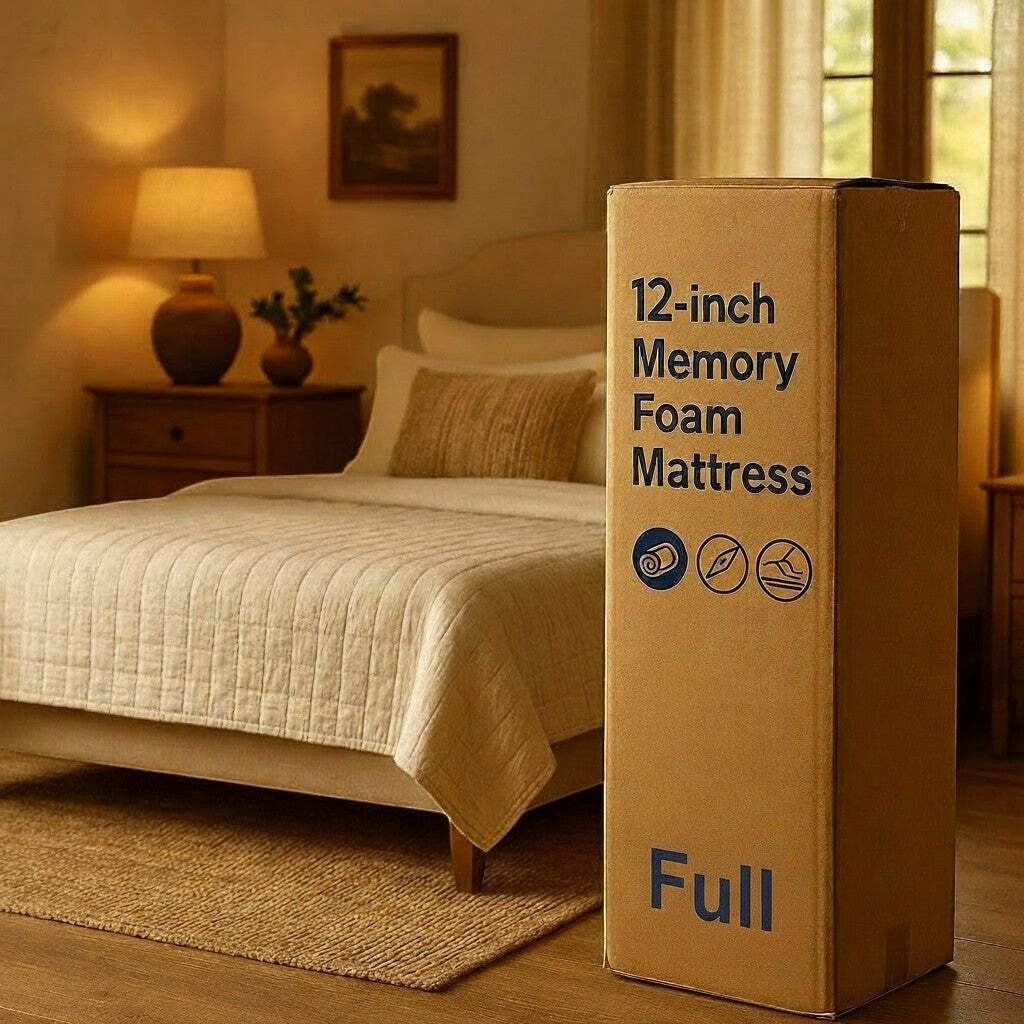 12-Inch Memory Foam Mattress in a Box — Full