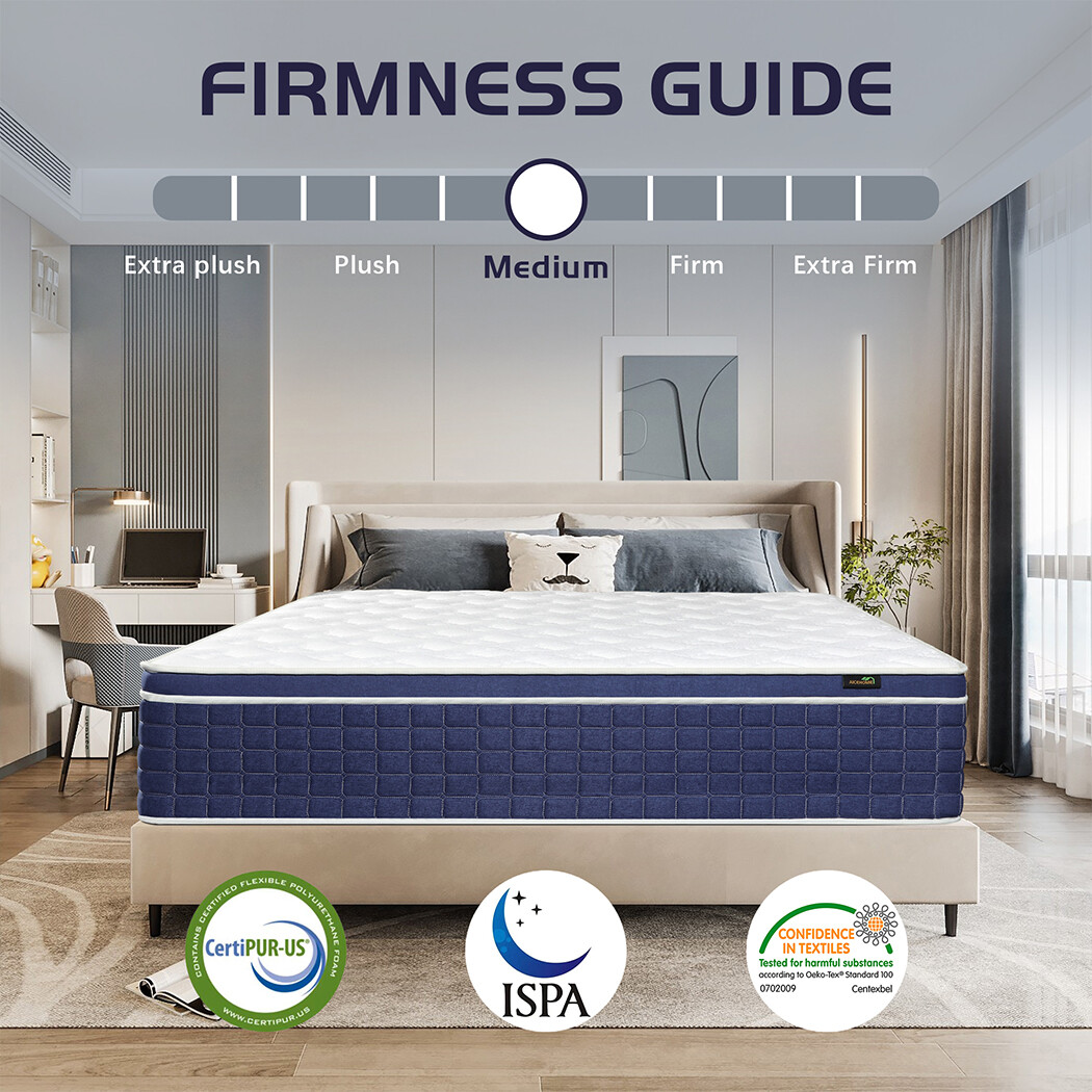 14/12/10 Inch Gel Memory Foam Hybrid Mattress Medium Twin Full Queen King Size