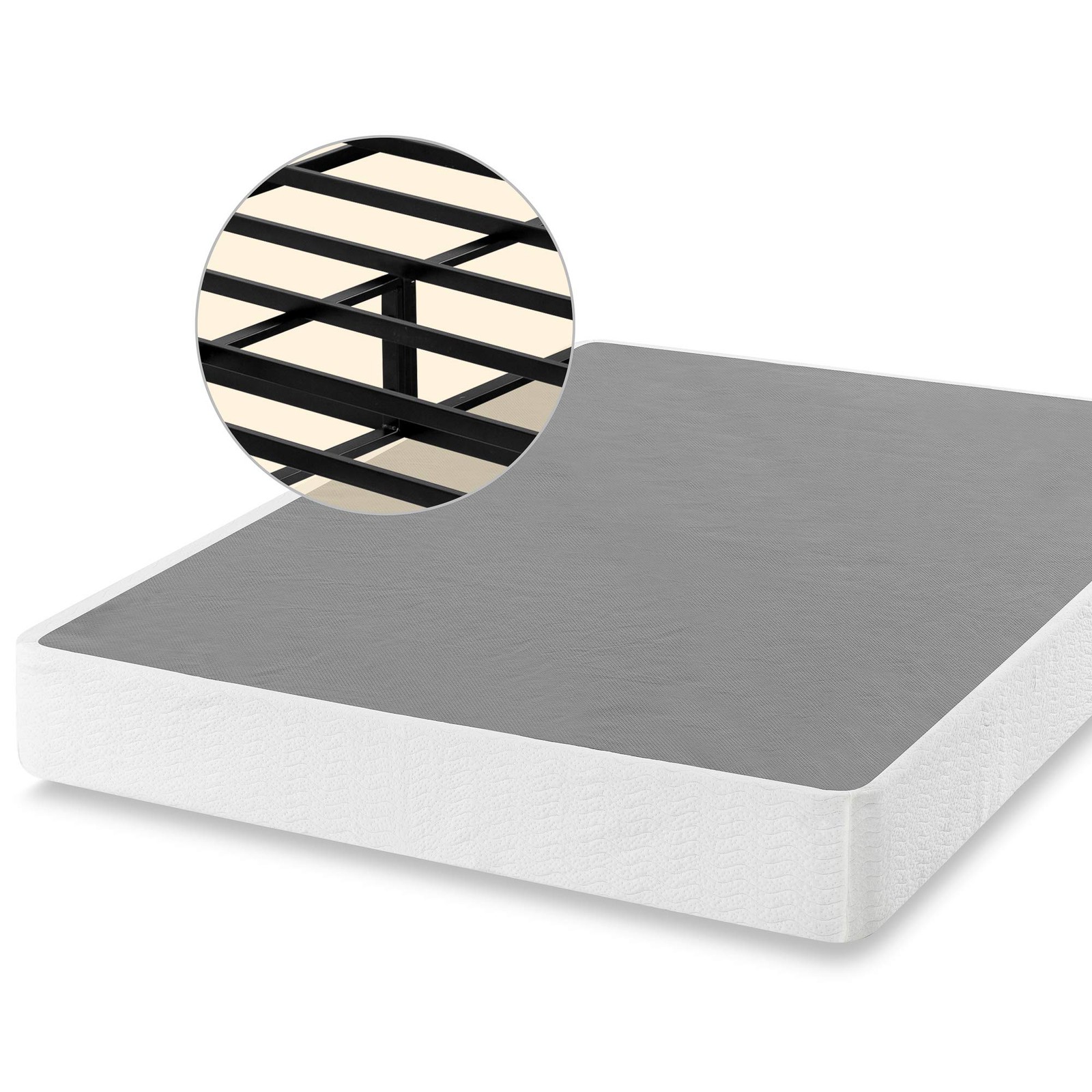 ZINUS 9 Inch Metal Smart Box Spring Mattress Foundation Strong – Scratch & Dent