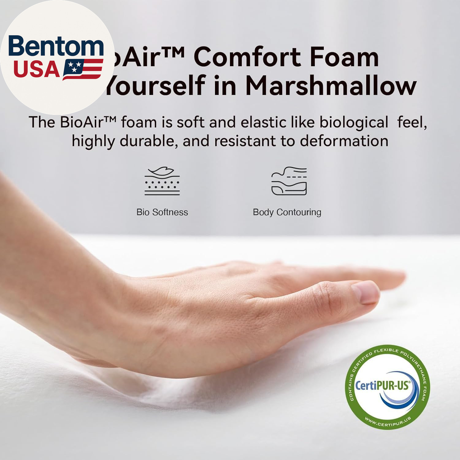 Twin Mattress, 6 Inch Twin Size Mattresses in a Box with Smarts™ Coil for Pressu