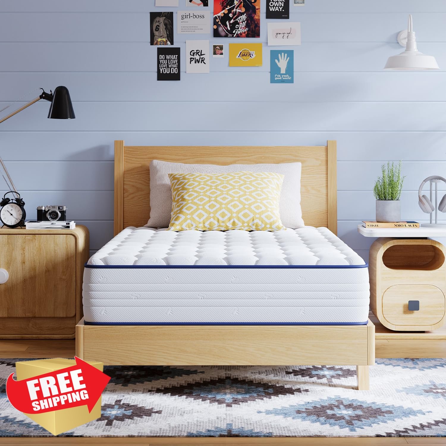 Avenco 8″ Twin Hybrid Mattress Innerspring