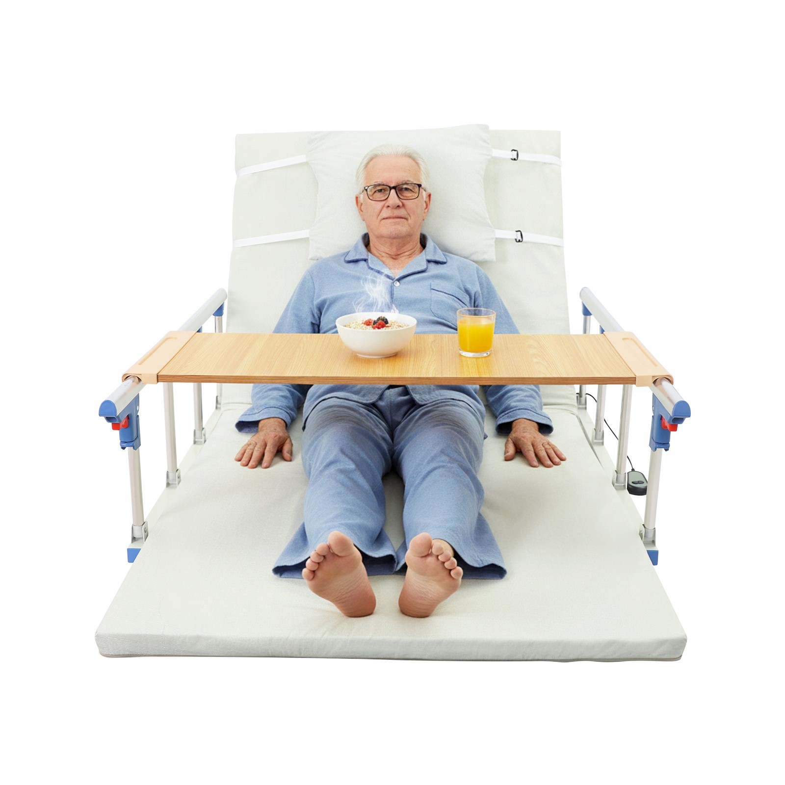 Electric Bed Lifting Backrest Steel/iron Flexible Support With Cervical Pillow