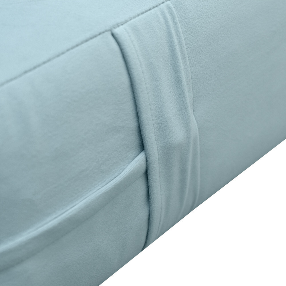 Knife Edge 8″ Twin-XL 80x39x8 Velvet Indoor Daybed Mattress |COVER ONLY|-AD355