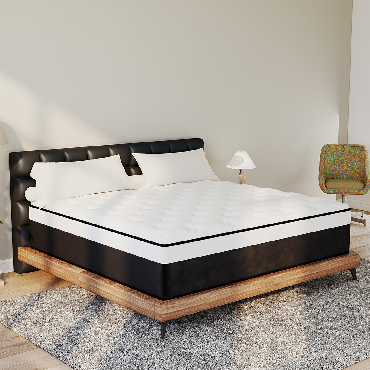 12/14 Inch Luxury Memory Foam Mattress Twin Full Double Queen King Size in a box
