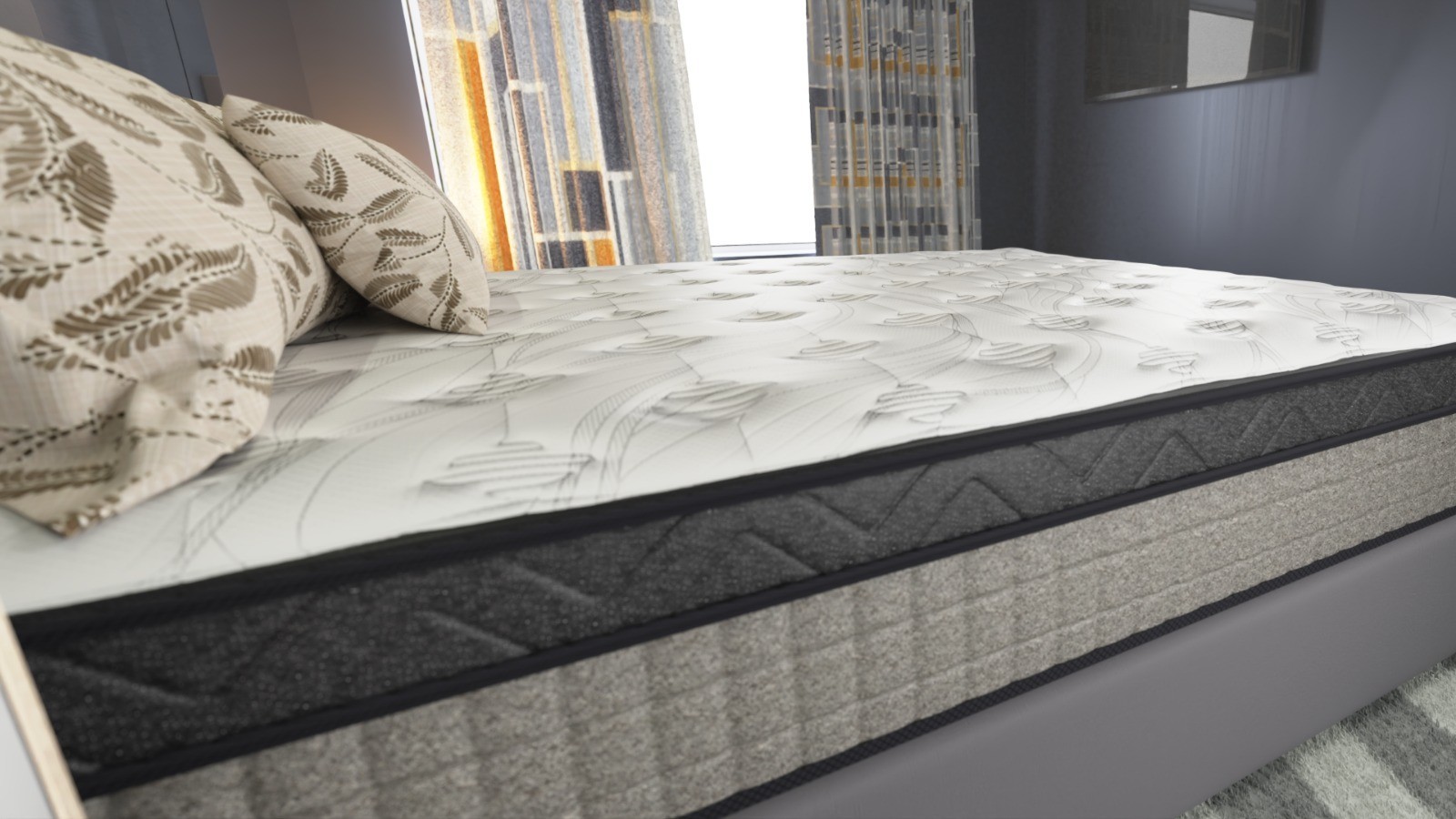 SleepNexis Luxury Hybrid Mattress Cooling Comfort Pressure Relief Bed