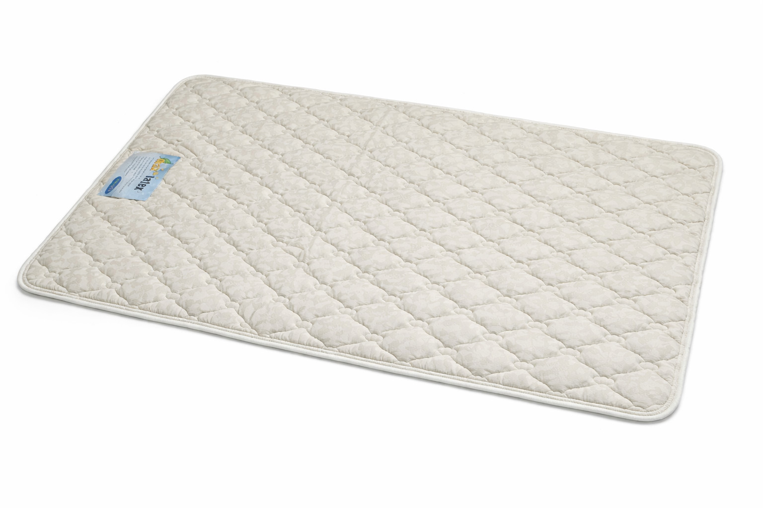 HSM Hickory Bedding 3″ Twin Latex Mattress Organic Cotton Nanotex 73 x 37.5 x 5″