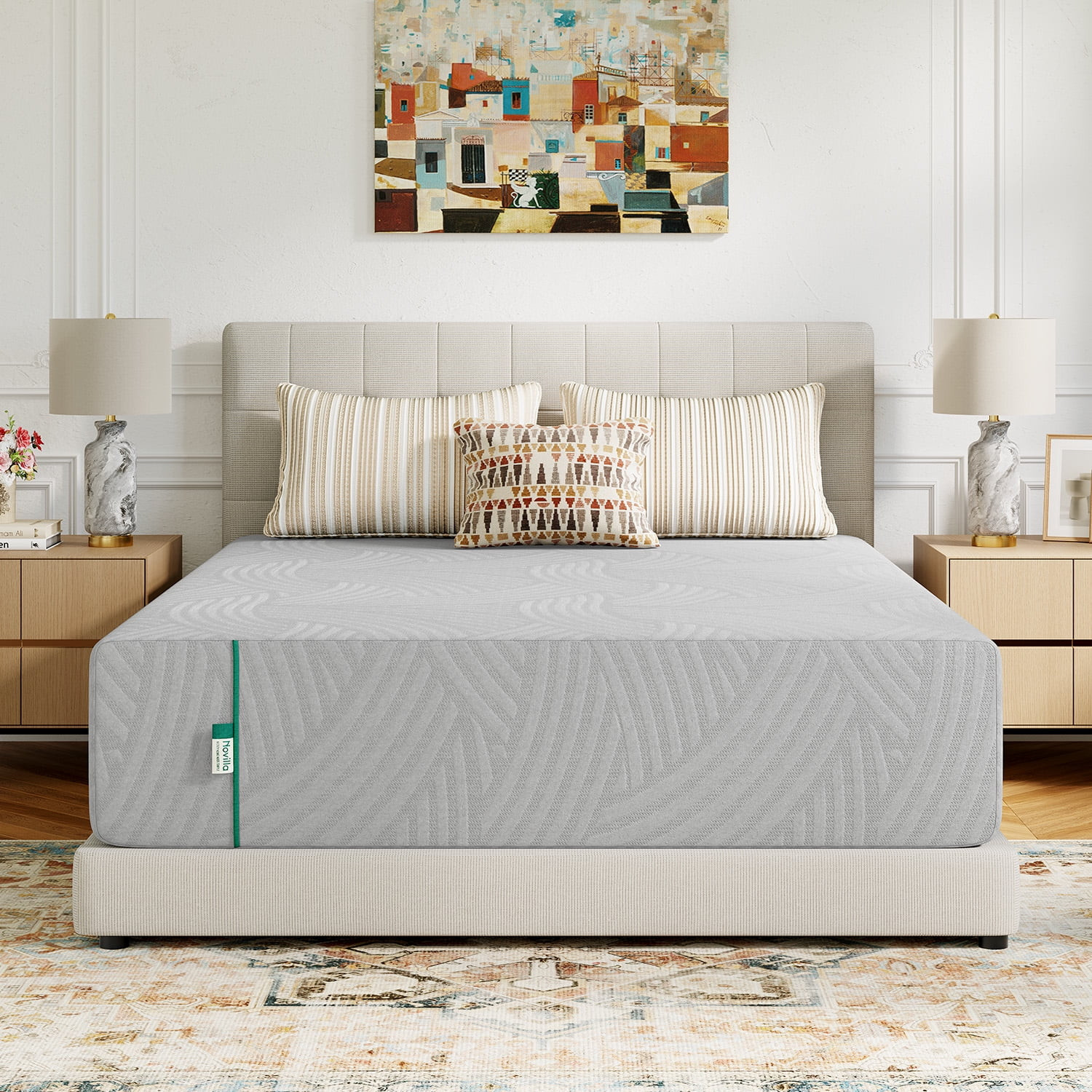 8 Inch Full Memory Foam Mattress Medium Firm Bed in a Box Washable Cover