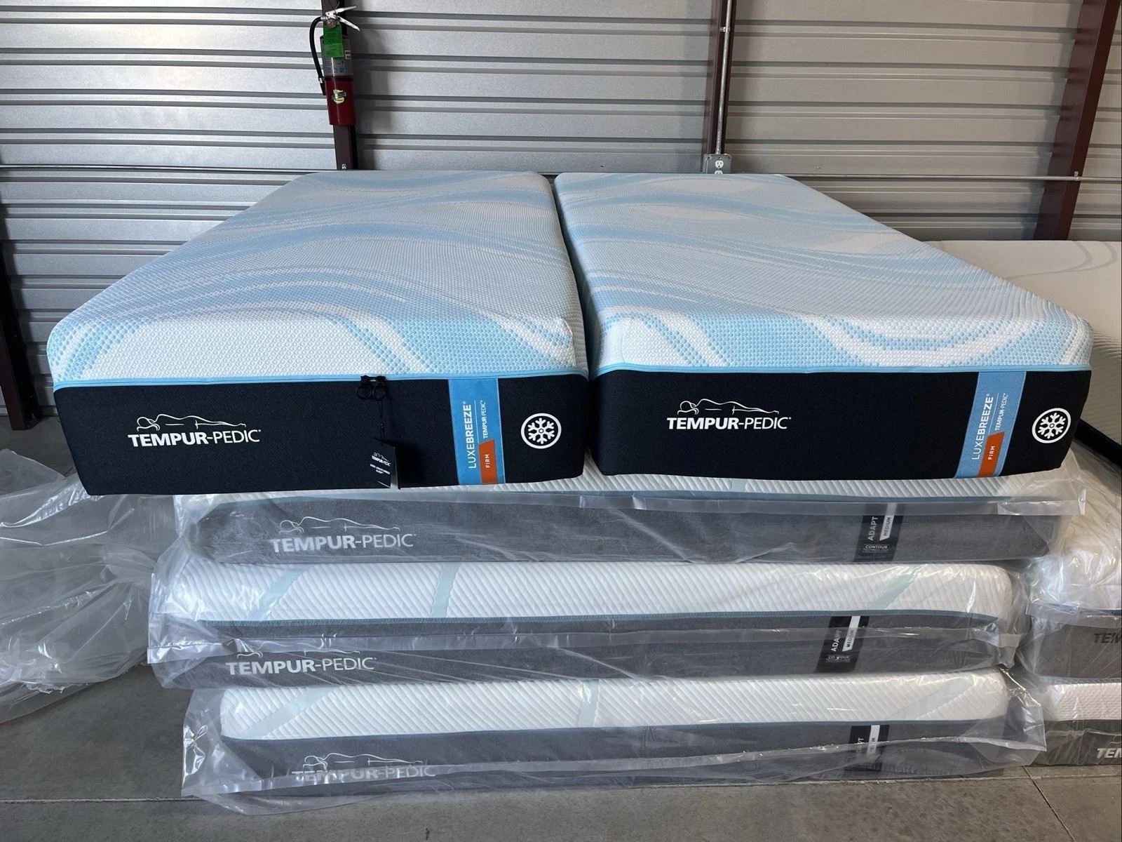 TEMPURPEDIC LUXEBREEZE 2.0 SOFT – SPLIT KING MATTRESS (2 PIECES) – BRAND NEW