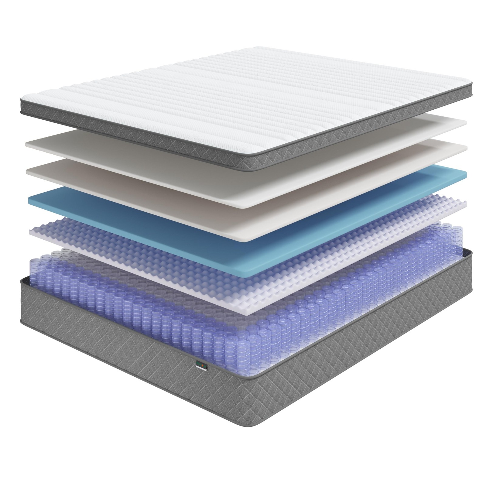 Firm Full Mattress, PurrJoys12 Inch Cooling-Memory Foam and Pocket Spring Hyb…