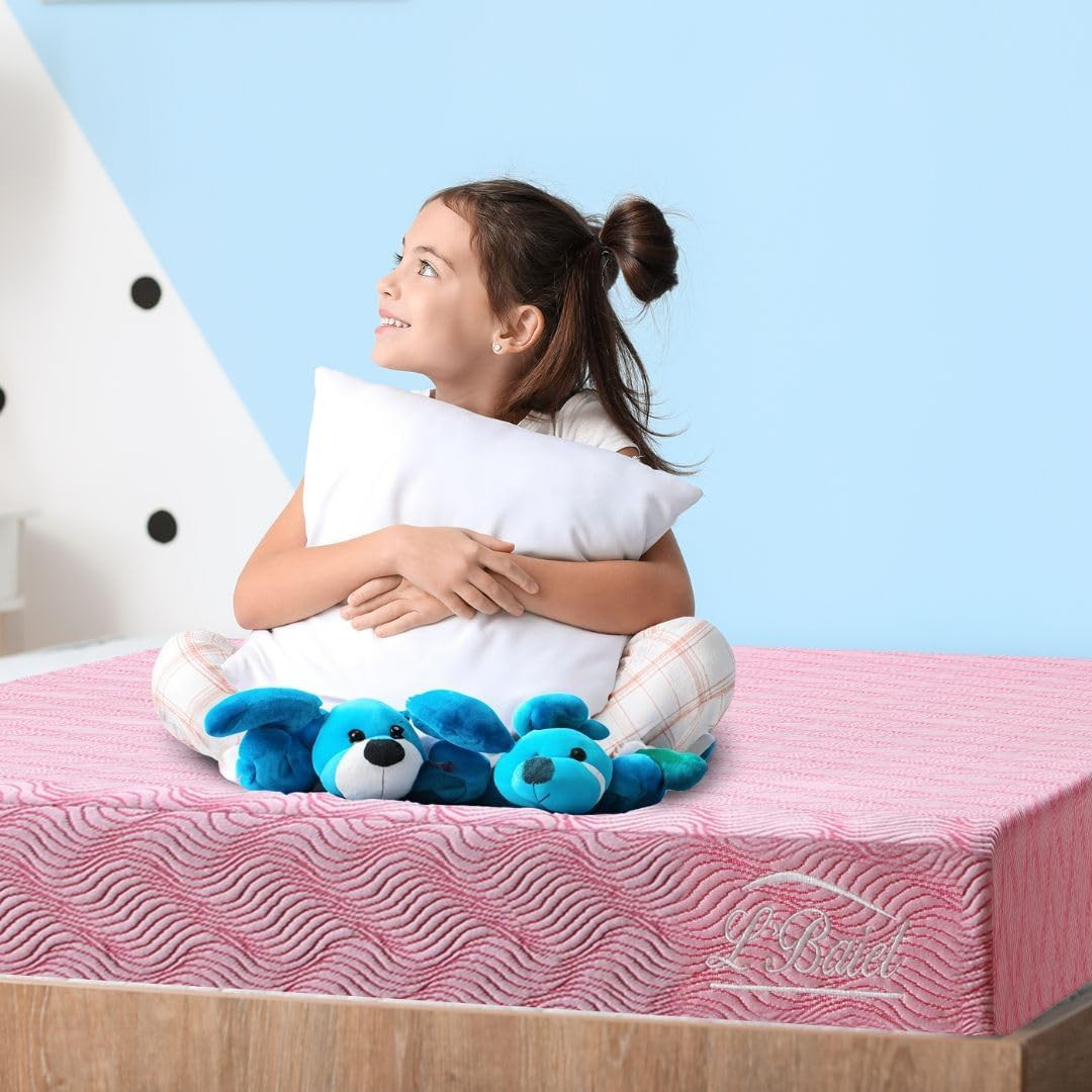 6″ Pink Cooling Memory Foam Mattress – Medium Firm, Safe for Kids & Adults