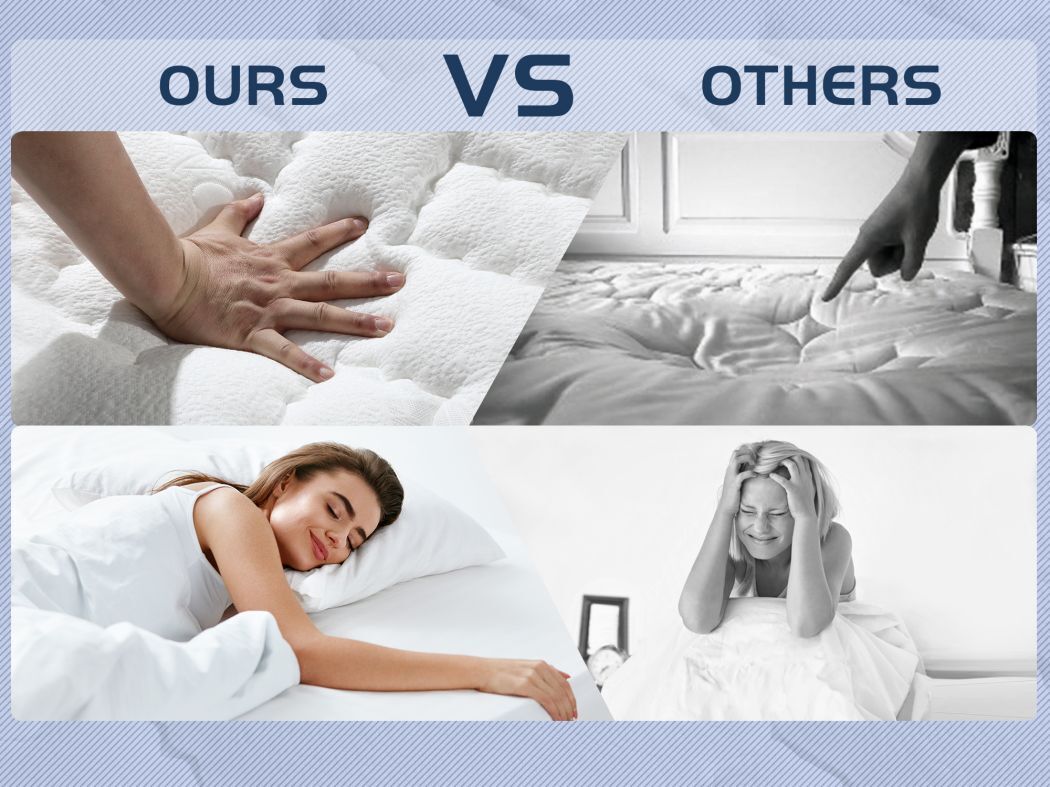 12 inch King Size Hybrid Memory Foam Mattress,Pocket Spring Mattress In A Box