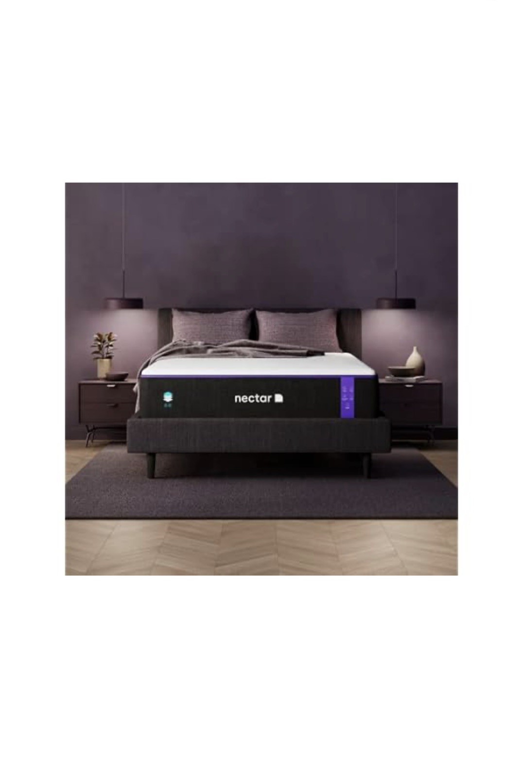 Nectar Premier California King Mattress 13″-Medium Firm Gel Memory Foam Mattress