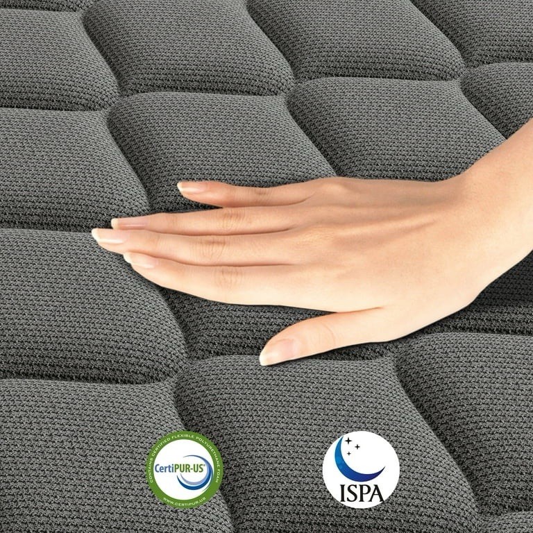 Mocangtu 12″ Twin Hybrid Mattress in a Box Twin Gel Memory Foam With Pocket Coil