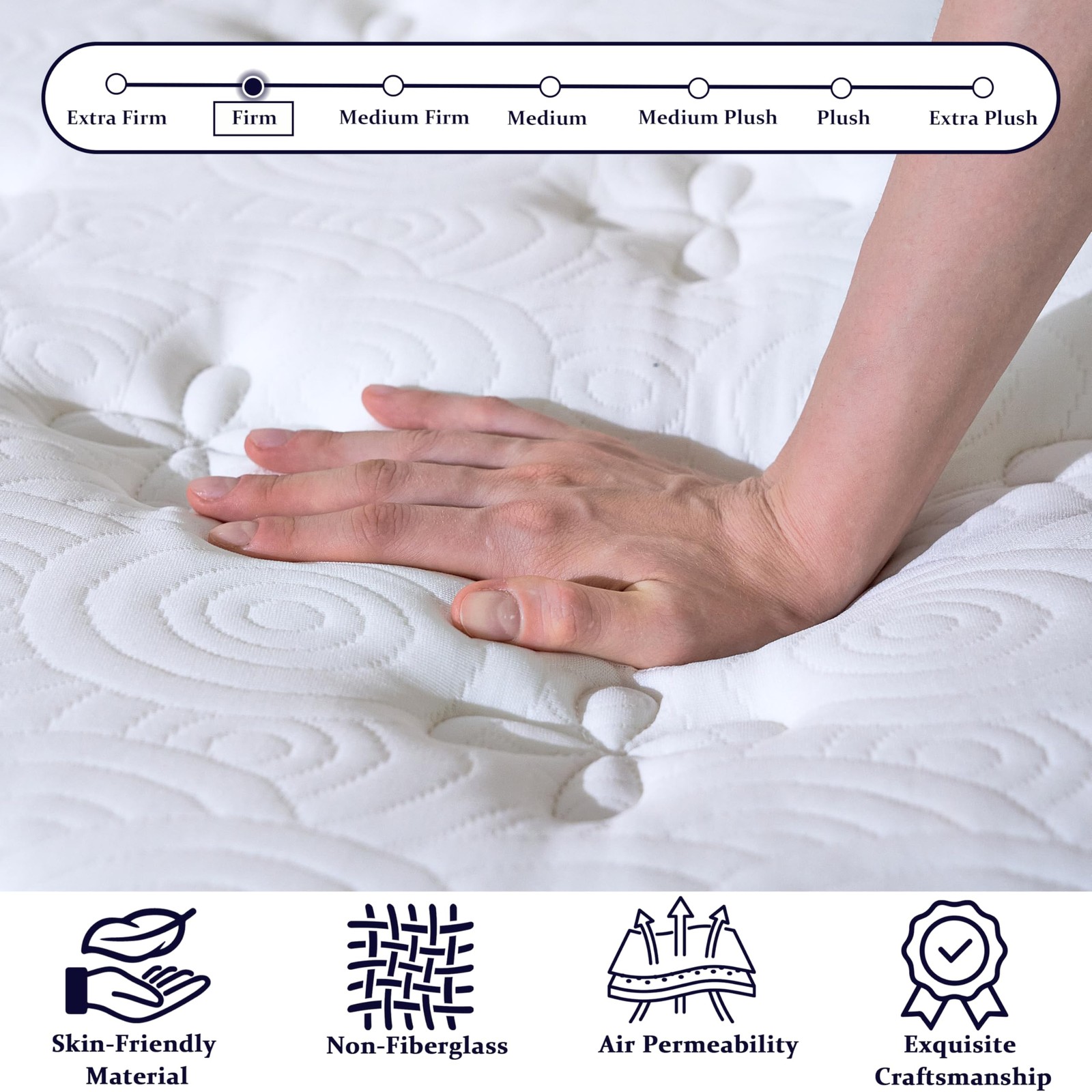 Firm King Mattress, 12 Inch Luxury King Size Mattress in a Box with Gel Memor…