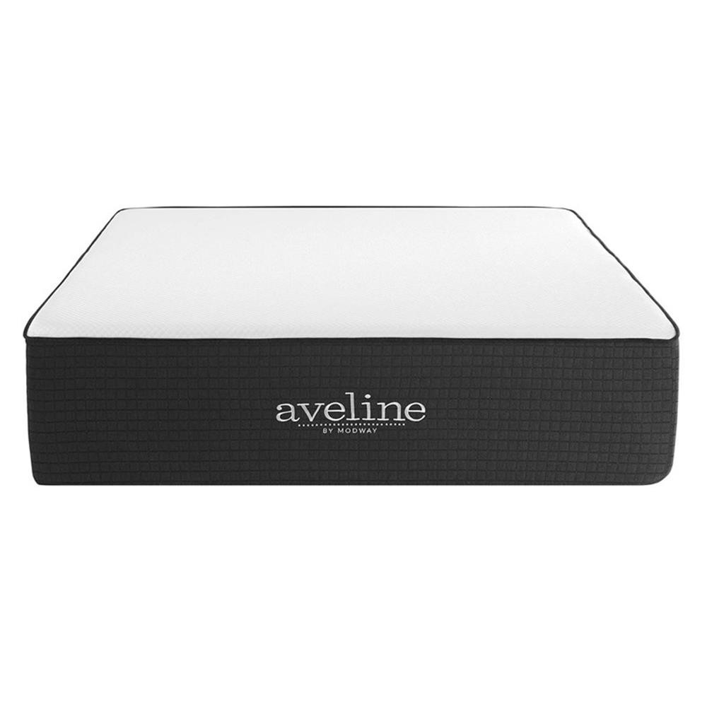 Modway Aveline 16″ Modern Style Memory Foam Twin Mattress in White